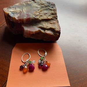 Sundance Catalog Drop Earrings 🧡💜💗🧡